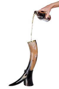 Cao Cấp Tự Nhiên Trâu Uống Sừng Với Đứng Tùy Chỉnh Kích Thước Có Sẵn Hot Bán Xác Thực Handmade Craft - Product Image 4