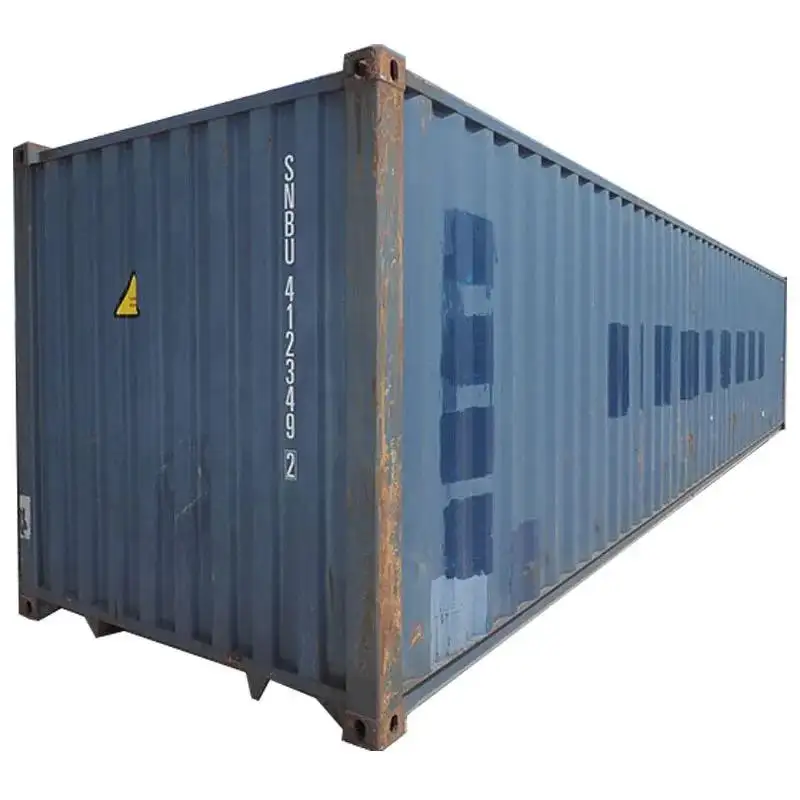 Sıcak satış kullanılan 40 feet yüksek küp boş kargo konteyneri kullanılan 20ft 40ft konteyner ihracat için hazır