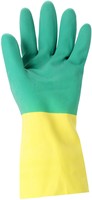 Gants résistants aux produits chimiques Ansell 87-900 à doigts texturés en diamant (latex) en provenance d'Inde pour une protection étendue