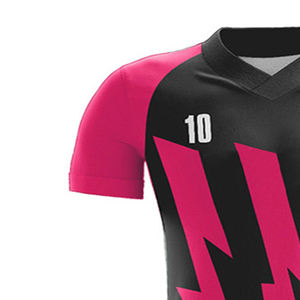 Kits de fútbol de alta calidad personalizados usan camiseta de fútbol Retro Jersey fútbol rojo y blanco uniformes de fútbol de alta calidad - Product Image 5