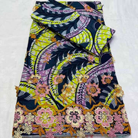 Tissu en dentelle suisse africaine de haute qualité, brodé, pour robe de mariée Ankara, fabricant OEM ODM sur mesure Hitjem