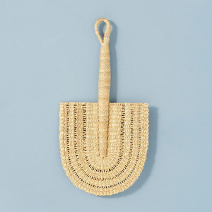 Abanico de mano de algas marinas de tamaño mini, directamente del mejor proveedor, abanicos de mano tejidos a mano con hierba marina - Product Image 5