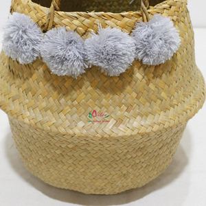 Artex Dong Thap Conteneurs décoratifs faits à la main Paniers de rangement en osier écologiques en feuille de palmier pour la cuisine et la maison - Product Image 5
