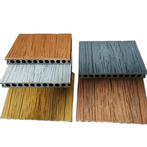 Ubin Decking kontemporer, karet Decking halus elastis untuk lantai luar ruangan taman Anti-Slip HDPE 316dek kayu jati plastik - Product Image 4
