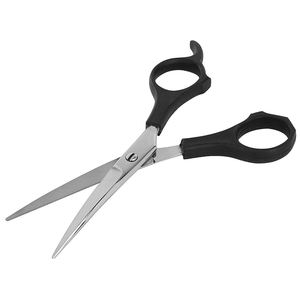 Tijeras duraderas para el cuidado de mascotas, venta al por mayor, hoja curva de acero alemán con cómodo agarre de plástico - Product Image 1