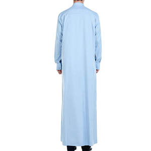 Produit très demandé, dernière collection, thobes décontractés pour hommes, coton respirant, léger, prix raisonnables, teinture unie, en vente - Product Image 2