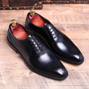 Zapatos de Negocios de Cuero Genuino con Suela Resistente al Desgaste y Plantilla Transpirable, Zapatos Formales para Hombre, Zapatos de Oficina - Product Image 2