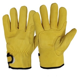 Gants de conduite d'hiver unisexes, doigts chauds, mitaines en cuir de vachette robustes et durables, pour plus de confort et de durabilité. - Product Image 2