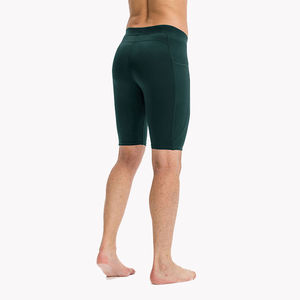 Pantalones Cortos de Compresión para Hombre, Tejido Resistente, Uso Duradero, Diseño Sólido, Servicio OEM, Antiarrugas, Cintura Elástica - Product Image 6