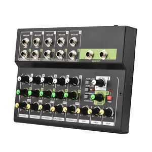 Chuyên Nghiệp 10 Kênh Stereo Mic/Dòng Mixer Giao Diện Điều Khiển Sân Khấu Karaoke DJ Thiết Bị Âm Thanh Video Âm Thanh Máy Trộn - Product Image 1