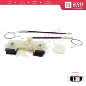 BWR5333 Power Window Regulator Repair Set Rear Right for Fiesta MK6 CB1 CCN JA8 JR8 2008-2017 4/5 Door 1567309 - Product Image 3