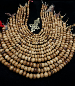 Perles rondes en os sculptées à la main en gros, bijoux en os naturel pour la fabrication artisanale, accessoires de mode, bijoux tribaux AZ ENTERPRISES - Product Image 1