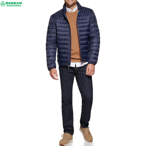 Veste matelassée en coton Behram International à faible MOQ pour homme – Coupe-vent, respirante, style décontracté et urbain pour l'hiver en extérieur - Product Image 3