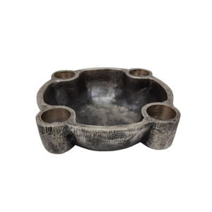 Portavelas de Adviento de Metal de hierro personalizado acabado verde para el hogar y decoración de iluminación de fiesta de Navidad al por mayor a granel - Product Image 5