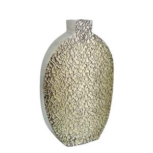 แจกันดอกไม้โลหะสำหรับตกแต่งทำด้วยมือแจกันโต๊ะศิลปะทำมือสไตล์โมเดิร์นหรูหราสำหรับโฮมออฟฟิศ - Product Image 5