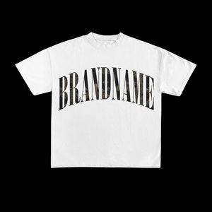 เสื้อยืดคอกลมพิมพ์ลายกราฟิกคุณภาพสูงสำหรับผู้ชาย ทรงหลวม ผลิตโดยผู้ผลิตมืออาชีพ ราคาขายส่ง - Product Image 1
