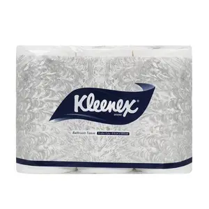 Lenços faciais ultra macios Kleenex Hipoalergênicos 6 caixas retangulares 70 tecidos por caixa 3 denas (420 tecidos Total)