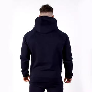 Ropa deportiva informal para hombre de primera calidad 2025, chándales con capucha personalizados con pantalones, lo mejor en color sólido, teñido liso para invierno - Product Image 2