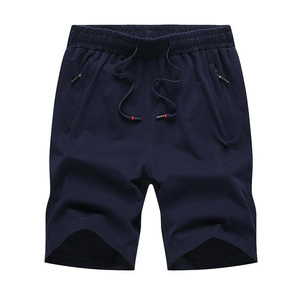 Nouveau style short homme sur mesure 100% coton décontracté couleur unie séchage rapide respirant taille mi-haute fermeture à cordon tricoté 2026 - Product Image 6