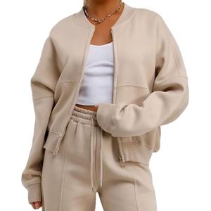 Nouveauté Survêtement en coton pour femme, personnalisé, couleur unie, style streetwear, pour adulte, grande taille, Survêtement pour homme 2026 - Product Image 4