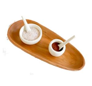 Étonnants plateaux en bois massif Plateau décoratif Plateau de service en bois de haute qualité Plateau Fournitures de cuisine et de maison - Product Image 5