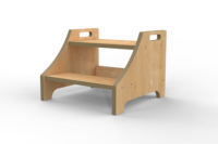 Table Montessori Airbox pour enfants, panneau en MDF durable, style moderne, chambre, salon, bureau à domicile, atelier, démontable, turque
