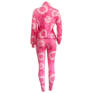 Chándal Deportivo para Mujer, Transpirable, 100% Algodón, Informal, de Invierno, con Forro Polar, Cintura Elástica, Lavable, de Secado Rápido, Estilo Moderno, Superventas - Product Image 2