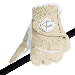 Precio de fábrica Guantes de golf Cabretta Cuero Diseño moderno Guantes con logotipo personalizado Golf Cabretta Guantes de golf de cuero más vendidos - Product Image 4