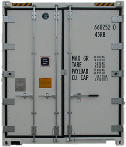 Contenedor refrigerado de 10 pies, 20 pies y 40 pies con unidad de refrigeración Thermo King para exportación de mariscos, carne y alimentos congelados. - Product Image 6