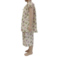 Conjunto de Pijama Floral de Verano para Niñas, Bonito, Transpirable, Cómodo, Moderno, de Alta Calidad, en Rayón