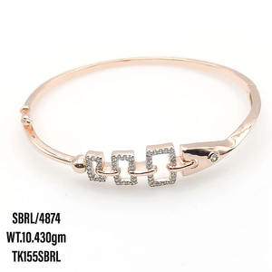 Bracelet en argent cz moderne 2023 en argent sterling 925 avec pavé de zircon cubique, bracelet de tennis en argent massif pour filles - Product Image 6