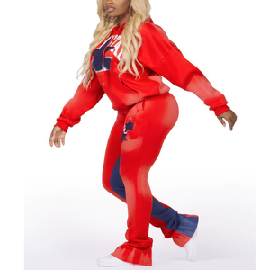 Ensemble de survêtement de jogging pour femmes en tissu mesh, confortable, respirant, tenue de sport pour l'entraînement, la remise en forme, la course à pied - Product Image 2