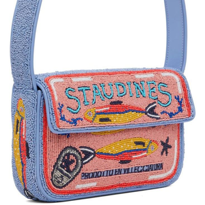 Bolso de mano de diseñador con cuentas hecho a mano de estilo indio multicolor, fiesta de compras de noche de estilo bohemio de glowin fashion - Product Image 1