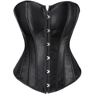 Corset en Satin bleu marine façonnage du corps Shapewear minceur taille formateur Bustier Lingerie pour femmes Sexy tenue de mode - Product Image 3