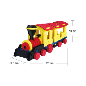 Tren de Juguete Colorido 3D, Rompecabezas de EVA para Niños de 2 a 4 Años, Juego Educativo de Ensamblaje de Vehículos, Diseño Móvil, Unisex, No Tóxico - Product Image 5