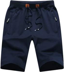 Pantalones cortos deportivos informales para hombre de verano 2025, algodón 100%, de secado rápido y transpirables para correr y hacer ejercicio, servicio OEM - Product Image 5