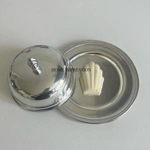 Luxueux Design Miroir Poli Métallique Écologique En Aluminium Beurrier Meilleure Vente Exclusive Qualité Rectangle Forme - Product Image 5