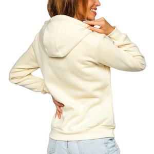 Sweat à capuche oversize rose pour femme avec impression en relief West Hoody Must Again - Product Image 4