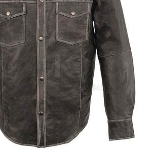 Camisas de Cuero Duraderas para Hombre, Ajuste Cómodo, Tela Suave, Material Premium, Ligeras, Transpirables, Ecológicas, Personalizadas, Perfectas - Product Image 6