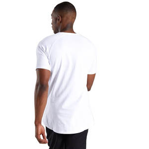 50% Polyester / 38% coton/12% rayonne t-shirts col rond pour hommes Fitness course Gym athleisure chemises t-shirt pour hommes - Product Image 6