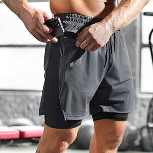 Pantalones Cortos Deportivos Casuales para Hombre 2026, de Cintura Media, Secado Rápido, para Gimnasio, Correr, Entrenamiento, Ejercicio Físico - Product Image 3