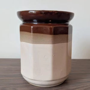 Porte-ustensiles en céramique écologique à base lourde |   Support antidérapant pour cuillères de cuisine |   Compatible lave-vaisselle et micro-ondes - Product Image 1