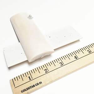 Écailles de buffle polies à la main pour projets de lames personnalisées, écailles de buffle blanches naturelles pour la fabrication de manches de couteaux - Product Image 2