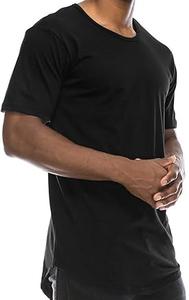 Camisetas de Algodón 100% de Alta Calidad para Hombre, Cuello Redondo, Estilo Holgado, Lavado Ácido, para Yoga, Entrenamiento, Invierno, Personalizadas al por Mayor - Product Image 2