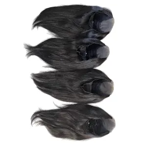 100% human hair closure natural color lace closure wig 5x5 high quality 100g - 250g Hookhair brand ready to export