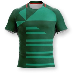 Maillots et shorts de rugby respirants en tissu robuste imprimé pour tenues d'équipe et production en gros - Product Image 1