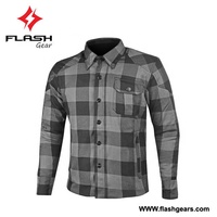 Vestes de protection en flanelle blindée de niveau 2 CE sur mesure pour adultes, chemise de course sur route pour moto par le fabricant