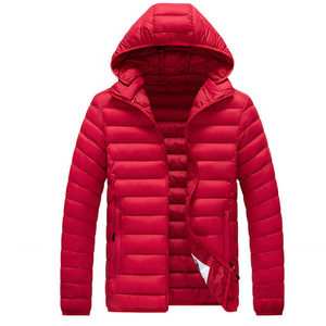 Veste d'extérieur pour homme de haute qualité, grande taille 8XL, chaude, légère, en nylon et polyester, avec capuche, pour l'hiver - Product Image 1