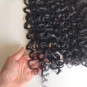 Perruques en dentelle HD 13x6, donateur humain brut birman, perruque en dentelle frontale bouclée pour extensions de cheveux humains 100 bruts noirs - Product Image 3