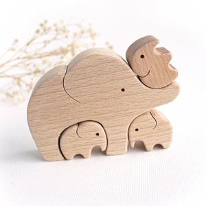 Jouets pour enfants, animaux en bois, décoration de la maison, dauphins en bois, accessoires de chambre d'enfants du Vietnam - Product Image 1